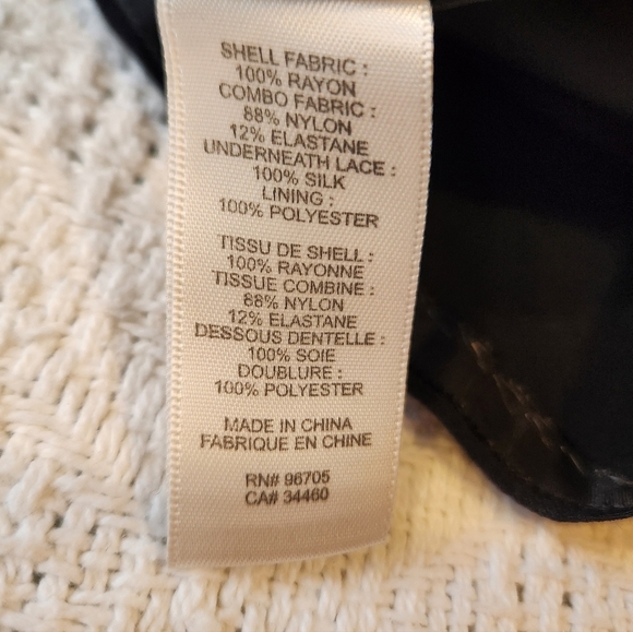 Elegant Black Rebecca Taylor Dress Size 2 - Picture 8 of 8